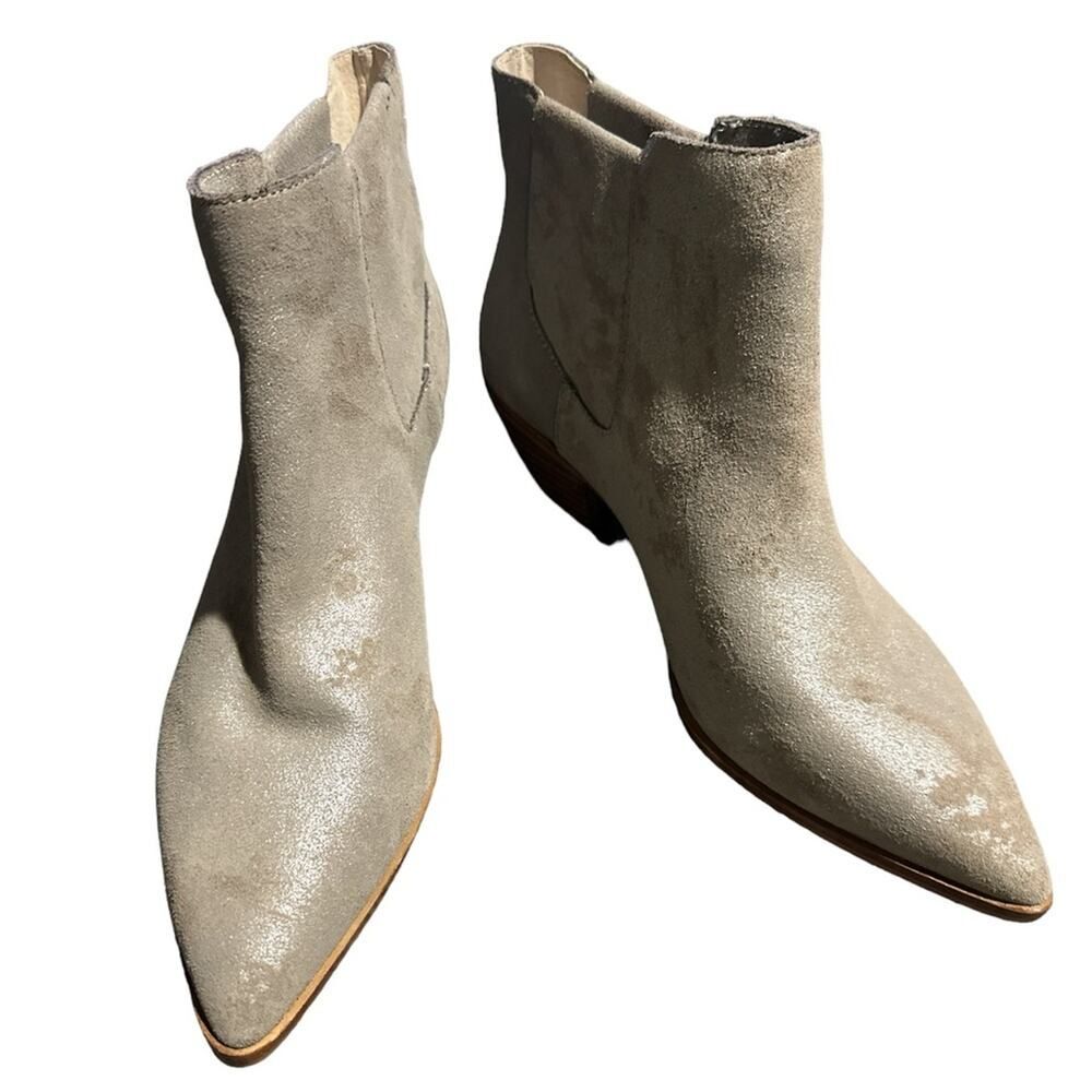 Sole Society Lo Lilianna Grey Heeled Booties